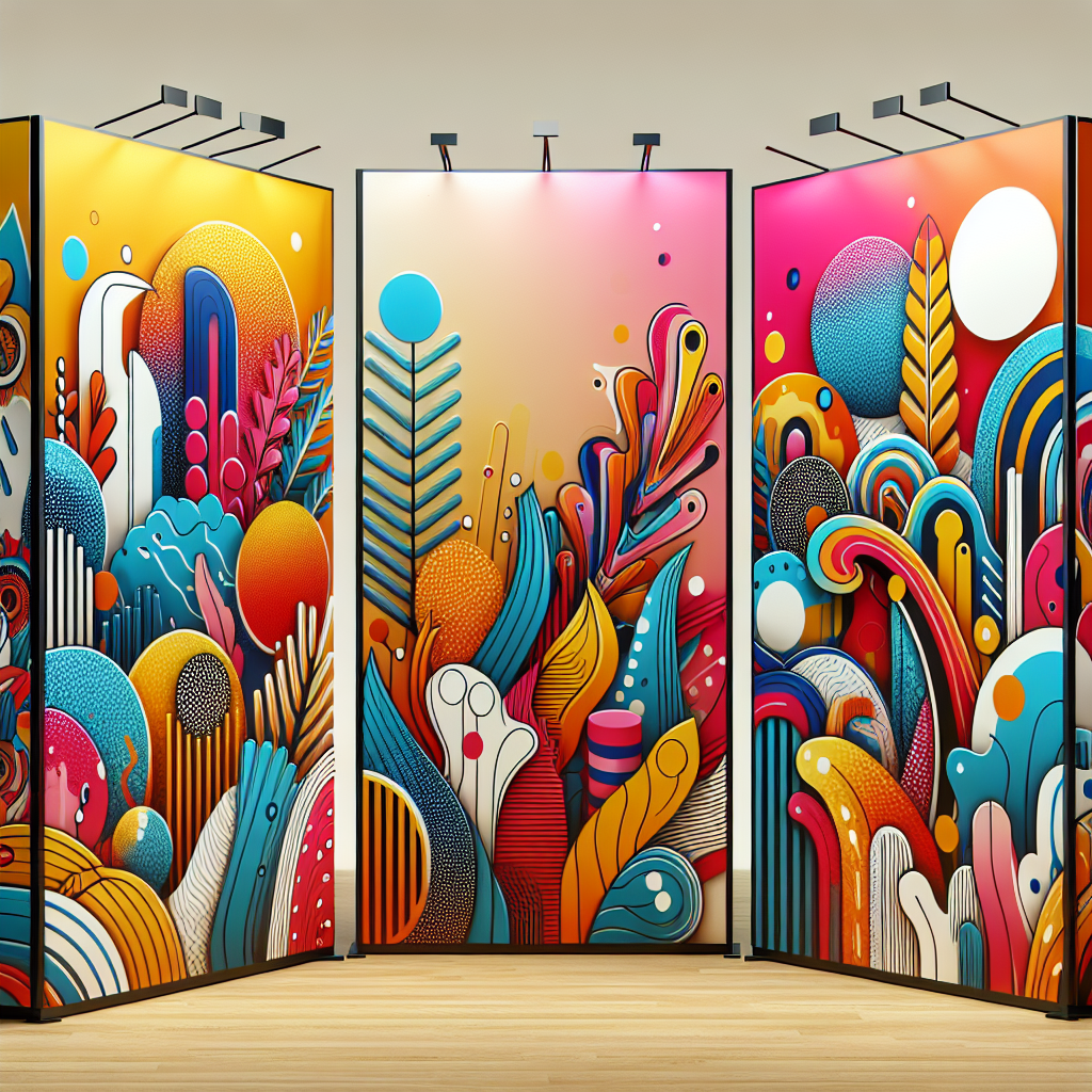 Tips for designing eye-catching free standing display stands