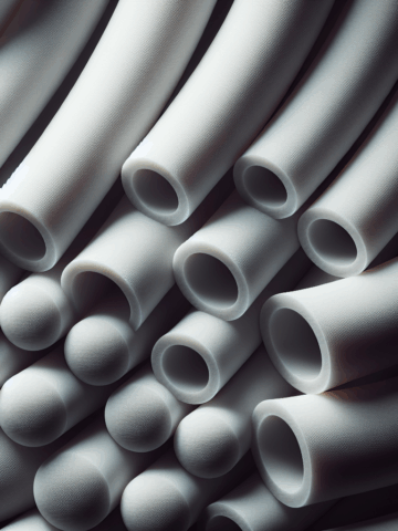 What are foamed silicone hoses?