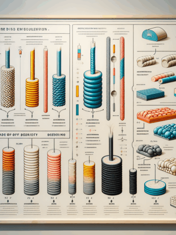 Selecting silicone foam cords – density grades and compression force deflection