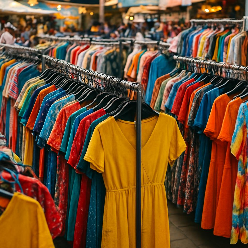Where do wholesalers get stock clothes for resale?