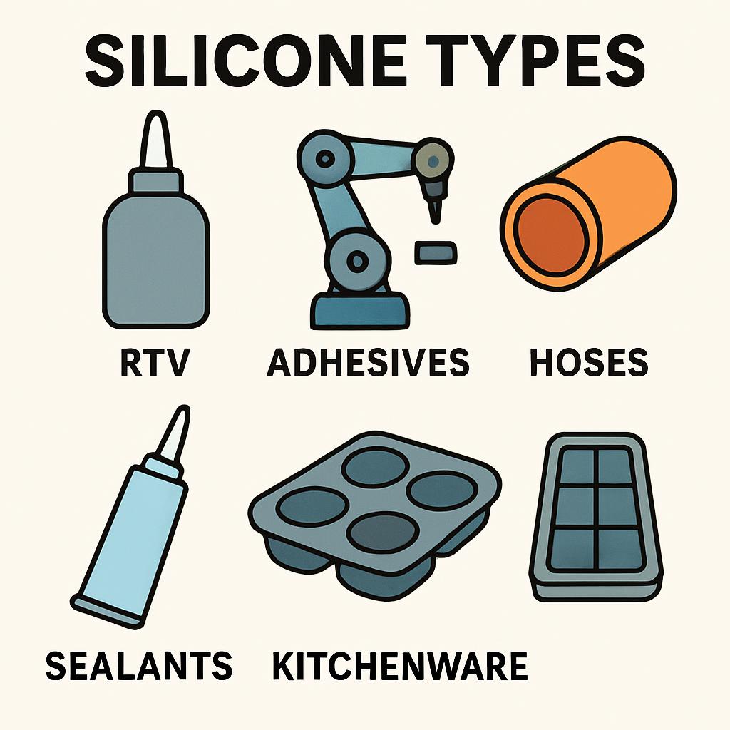 Ranking silicone types for industrial use – which silicone is best for your application?