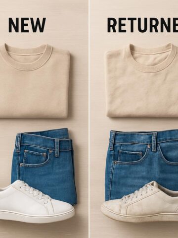 Are stock clothes new or returned items?