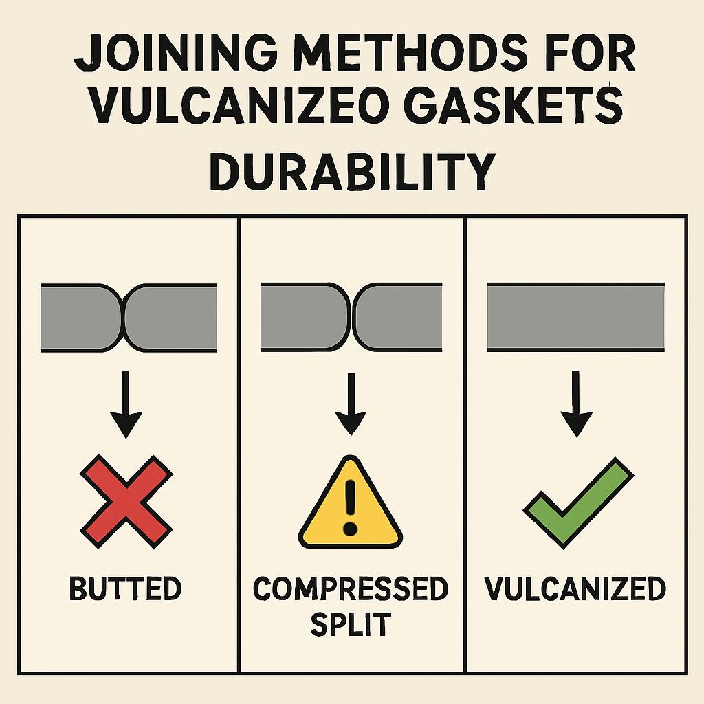 Ranking vulcanized gaskets – joining methods compared: which delivers the strongest, most durable seam?