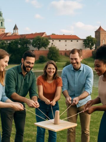 When is it worth booking a place for a team building event near Krakow?