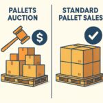 What is the difference between pallets auction and standard pallet sales?