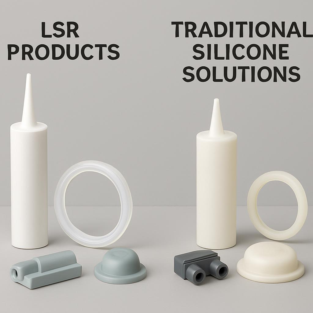 When should you choose LSR products over traditional silicone solutions?