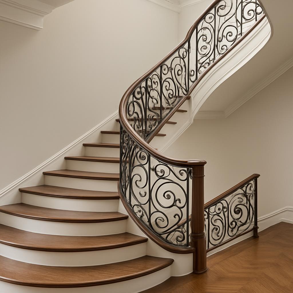 L shaped winder stairs - maximizing space with style and elegance