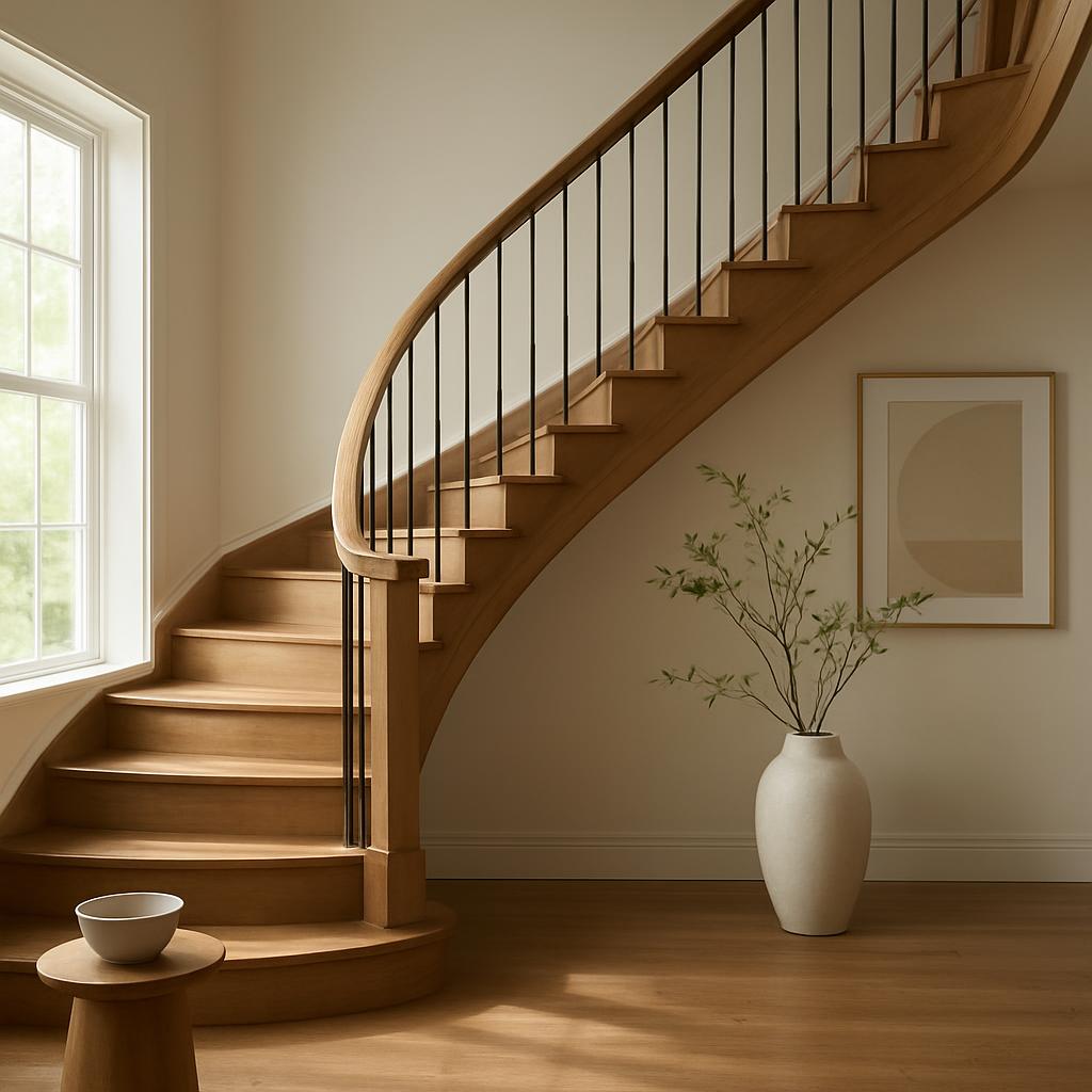 Wood stairs - advantages of selecting wooden solutions for your interior design