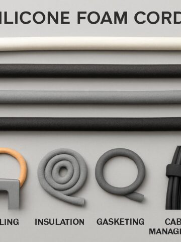 Silicone foam cords – a complete guide to density grades and applications