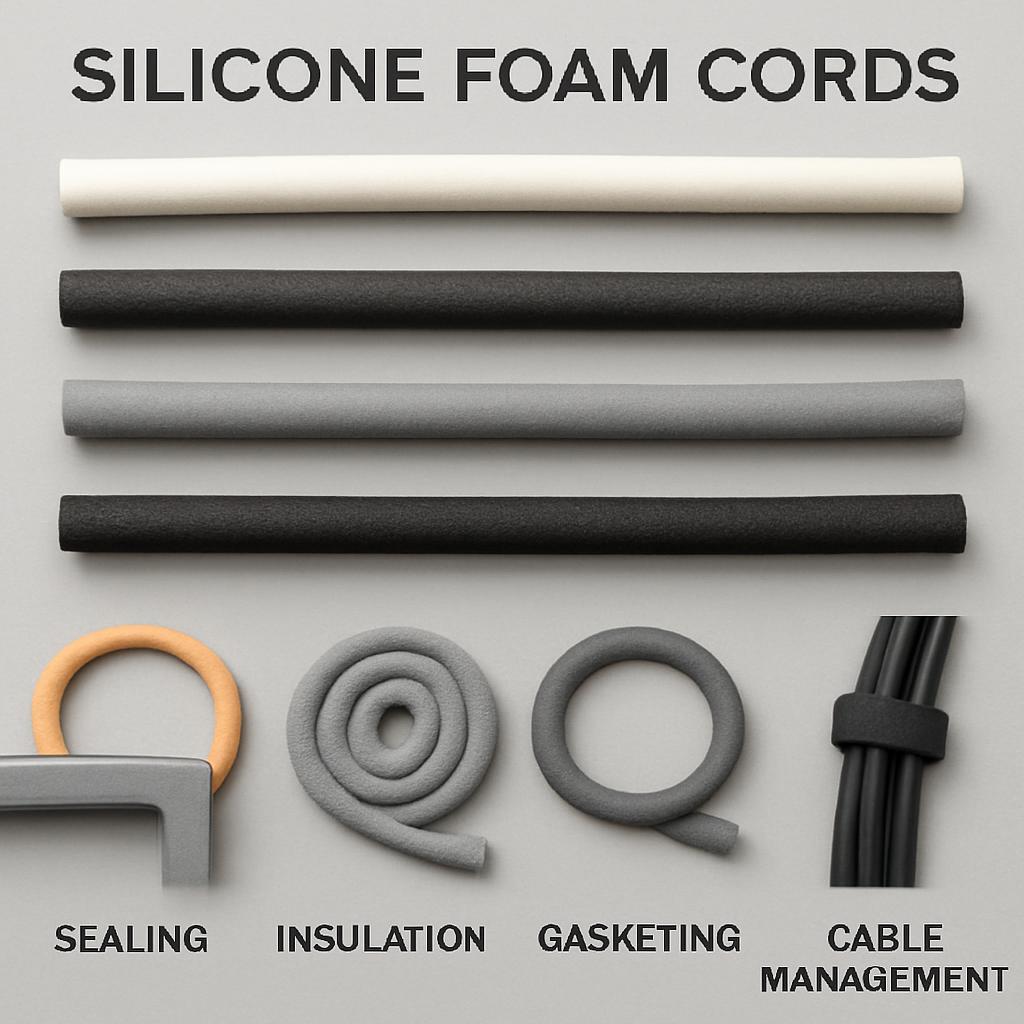 Silicone foam cords – a complete guide to density grades and applications