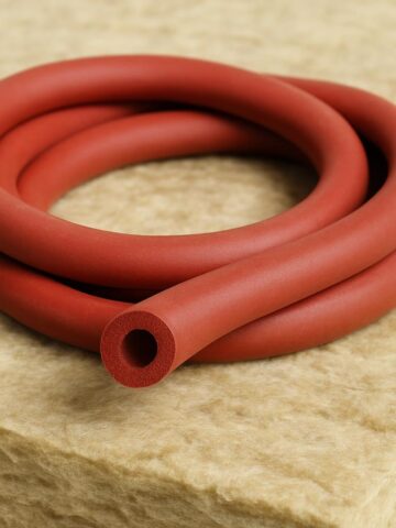 Silicone sponge tubing in thermal insulation – where it performs best