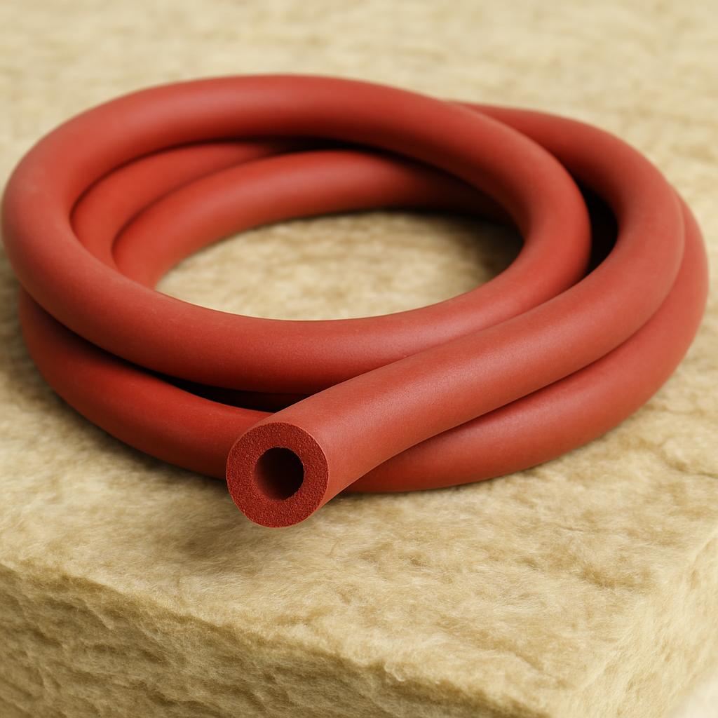 Silicone sponge tubing in thermal insulation – where it performs best